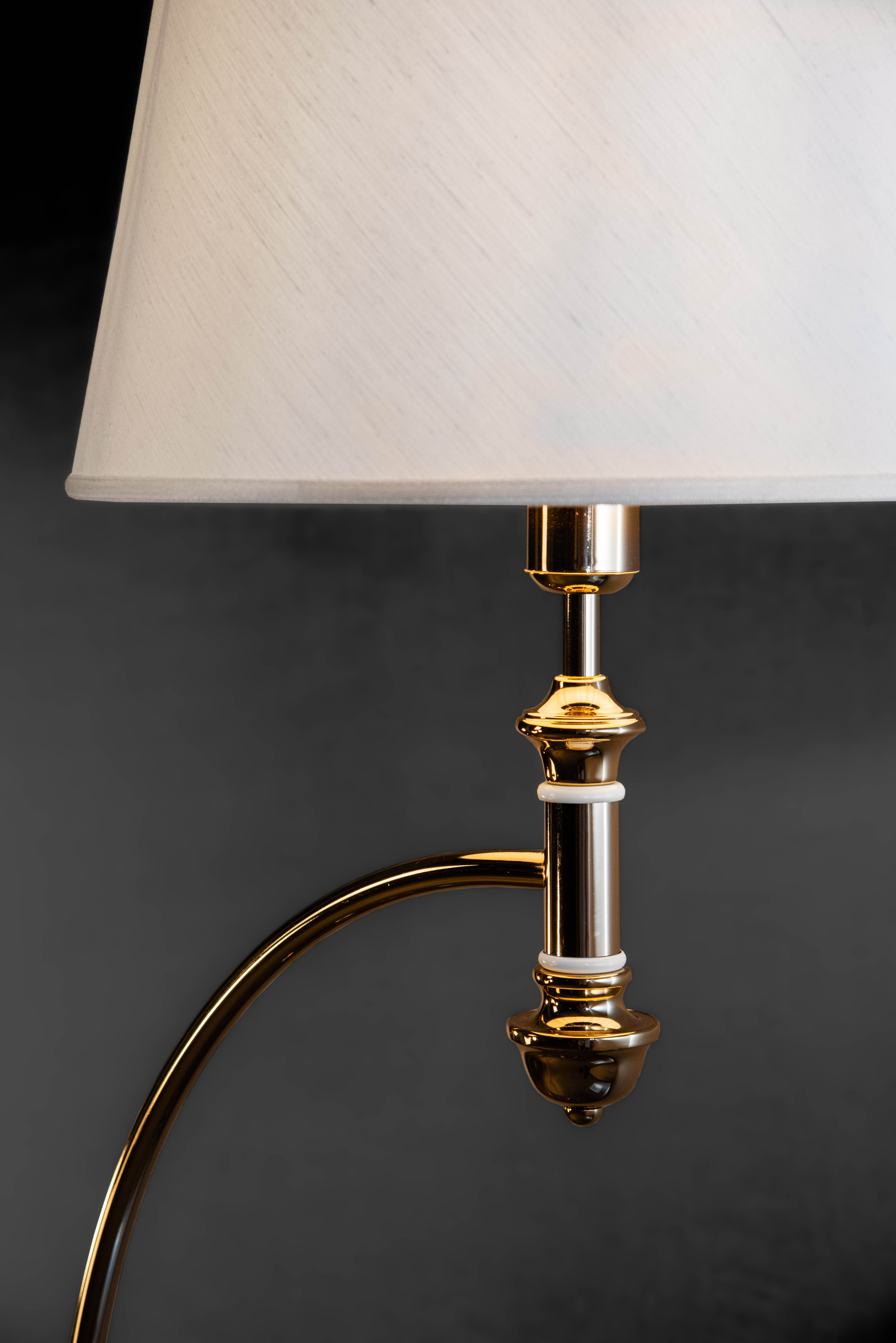 Standard Lamp - 3942/(1) Gold Finish - h. cm 168 - Ø cm 40