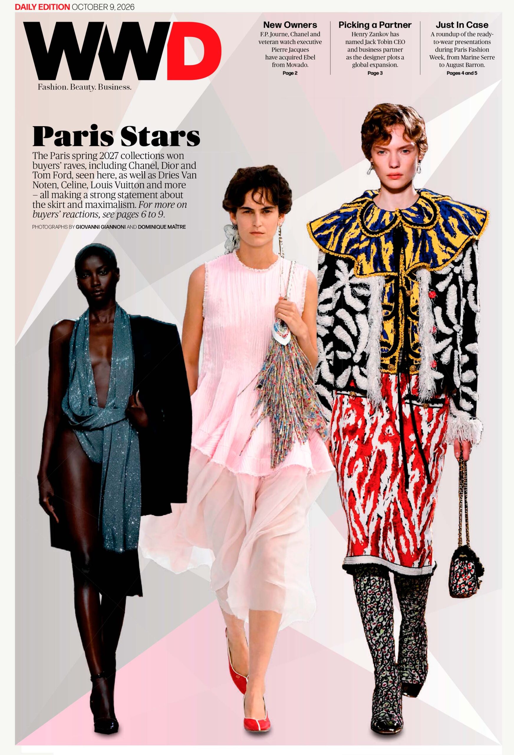 WWD article for G.Moscatelli Centenary