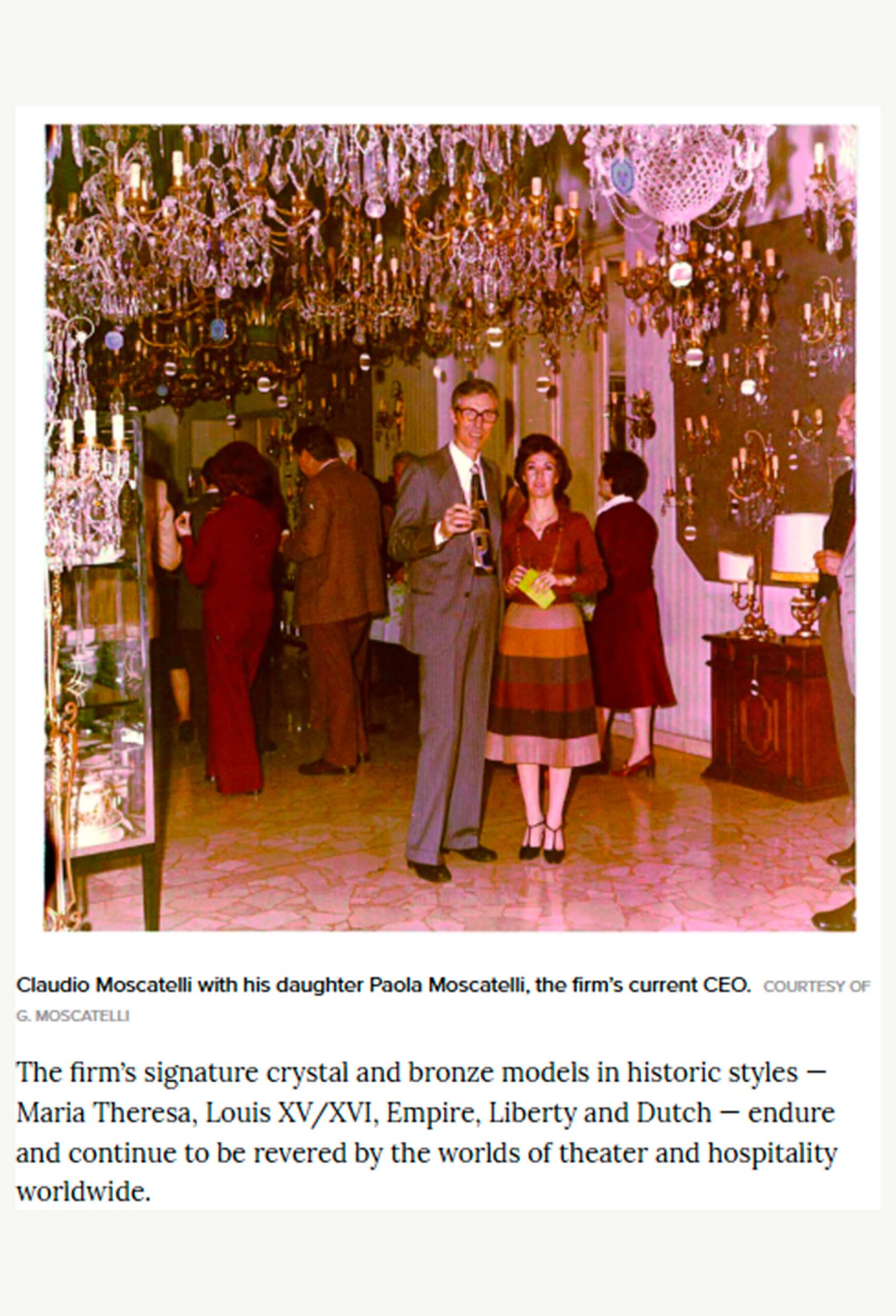 WWD article for G.Moscatelli Centenary WWD article for G.Moscatelli Centenary